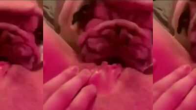 dog lick women
