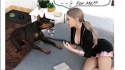 cartoon dog. une histoire idiote, courte, bâclée