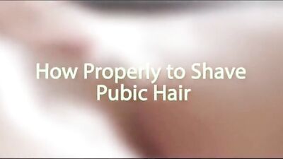 How to shave properly pubic hair