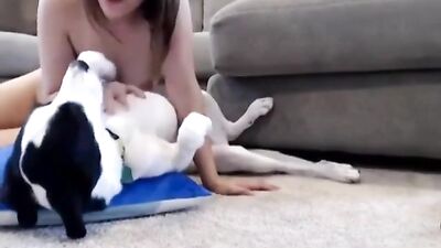 Animal XXX fuck with a nice looking teen