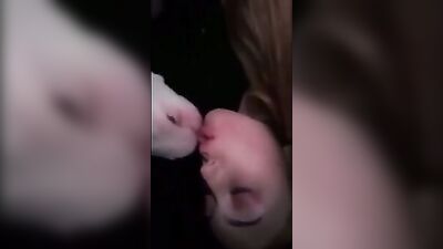 Puppys Thirsty Mouth Worships Hard Cock