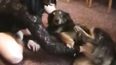 dog penis hungry girl
