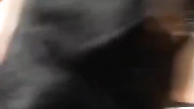 Puppys Hot Mess - Girl Swallows Hard During Doggy Blowbang