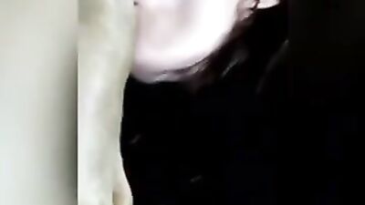 Teen sucks dog cock
