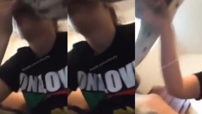 Sucking off my dog