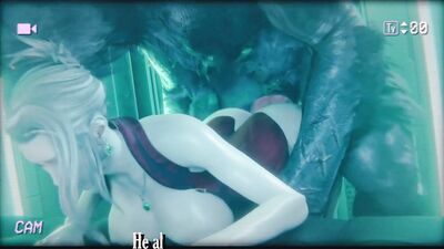Animal crossing porn: 3d monster dog porn
