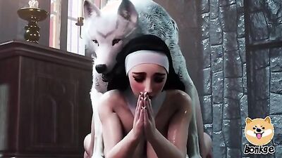 Zoo porn compilation: sex dog licking pussy