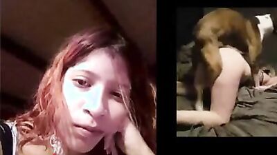 Dog lick girl: dog porn pics