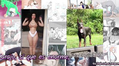 Bestiality horse: elisa try to breed dog porn