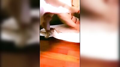 Teen gives her dog head