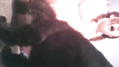Lusting Teen Gets Dirty Doggy Oral