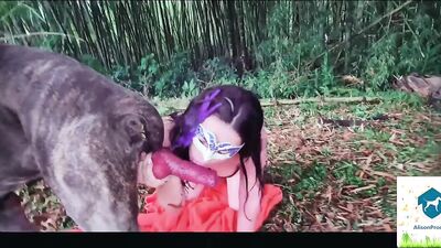 jungle blowjob