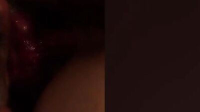 Getting blown in pussy and hitched with dog