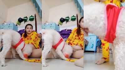 Doggone Pleasure - Irinas Sizzling Zoo Blowjob