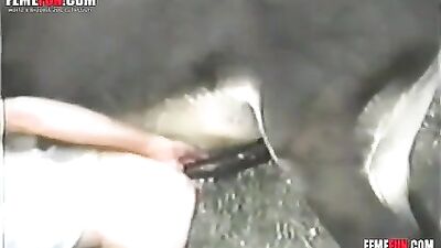 guy getting roughly fucked by burro