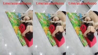 Chinese husband help wife get fuck with dog