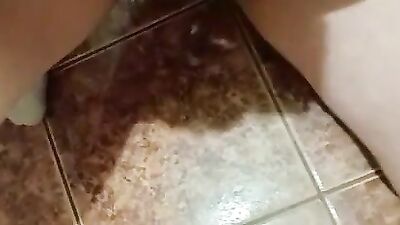 Gordinha com seu cão