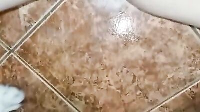 Gordinha com seu cão