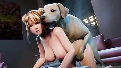 3D Honoka and Marie Rose Threesome Fun