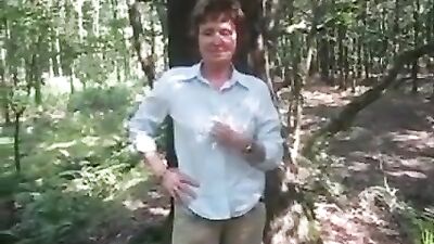 Masturbation outdoor