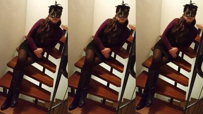 Horny with mask