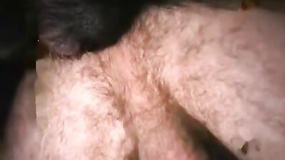 Chico gay follado por un canino enorme dicked