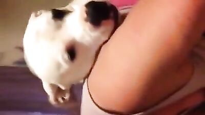 Mature Woman Fucks Hung Dog & Swallows His Load