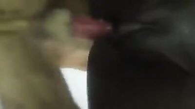 DUDE ENJOYING SLOPPY SECONDS AFTER DOG FUCKED HER