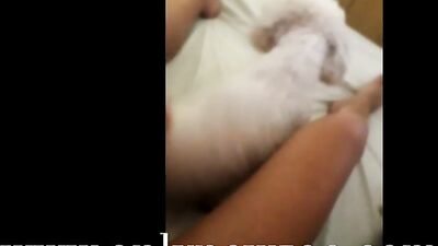 Brazilian Teen Seduces Hungry Hound for Pussy Licking
