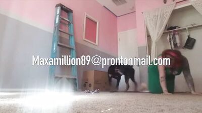 CROSSDRESSER Gets paw-some BLOWJOBS and CUMS in Wild Webcam