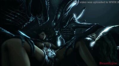 Zoophile Escalation: Schoolgirl Licks Alien Cock in Shocking Animal