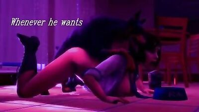 3D Beeing a Breeding Bitch