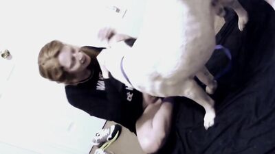 Amateur Teen Dog Lick A Woman
