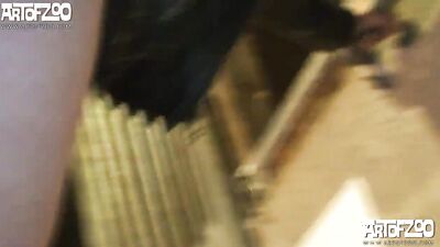 Doggy Lovin Babe Sucks Dick to Slobbery Cumshot
