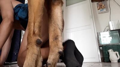 Puppy Love: Teen Swallows and Takes It Raw