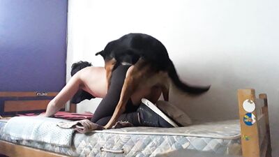 Young Teens Doggy Love Session Ends in Messy Facial