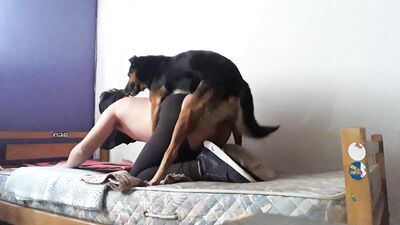 Young Teens Doggy Love Session Ends in Messy Facial