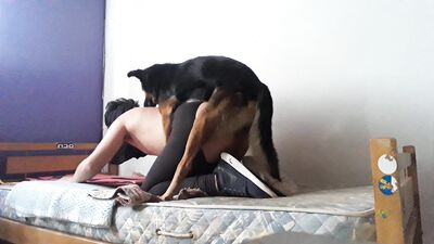 Young Teens Doggy Love Session Ends in Messy Facial