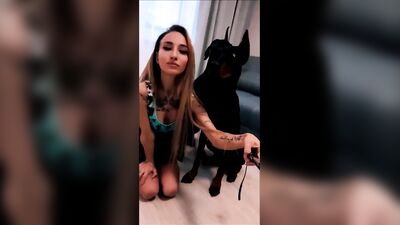 Sonya full face no mask dogs