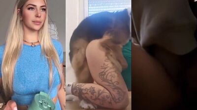 Teen zoo porn: animal dog full sex doll