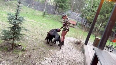 Zoo fuck porn: dog girl great