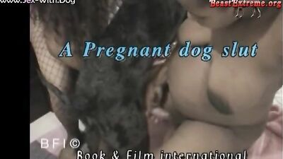 Dog girl play: dog sex family story