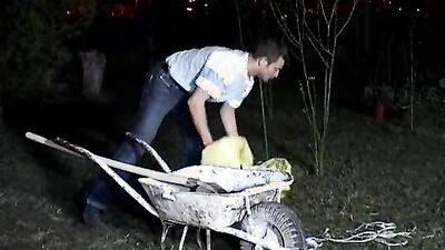 Girl having dog: russia zoo video