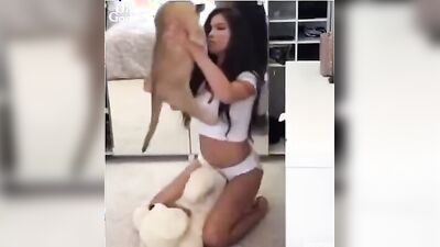 Teen dog sex: russian zoophilia porn