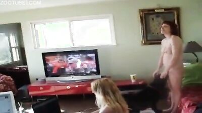 Dog licking girl: https ladya sonya exclusive zoo porn