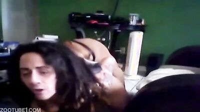 Dog girl anal: sex dildo zoo