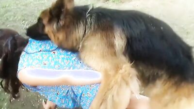 Women's dog sex: femboy dog porn