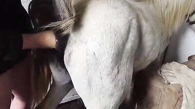 Zoo sex: skinny milf dog porn