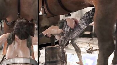 Dog licking girl: zoo porno video mom