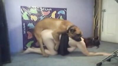 Dog porn video: kiss sex dog